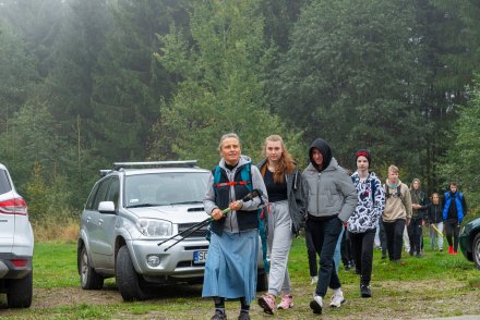 Jedna z drużyn na mecie rajdu